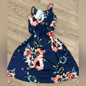 NWT| Girls Maxi Floral Summer Dress